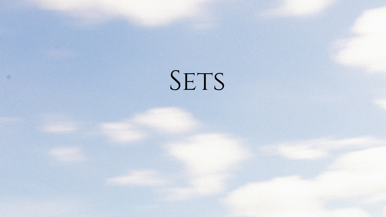Sets