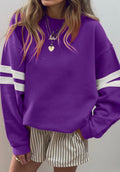 Varsity Stripe Sweatshirt *MULTIPLE COLORS* RTS