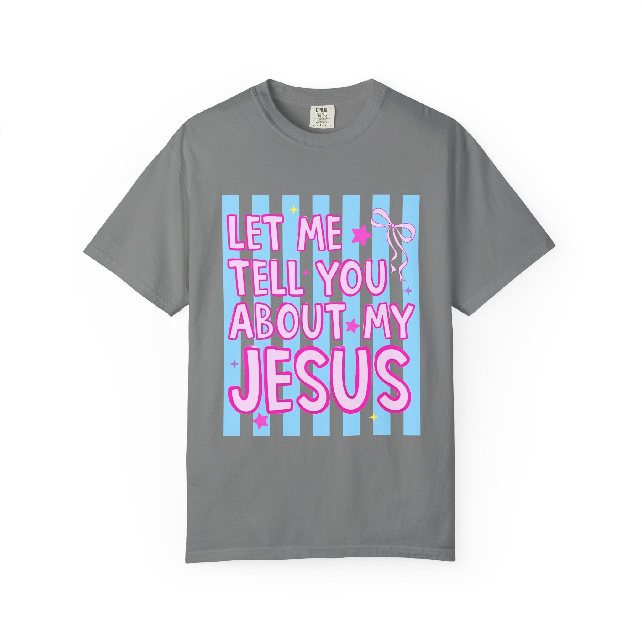 Tell Me About My Jesus T-Shirt — Faith Graphic Tee