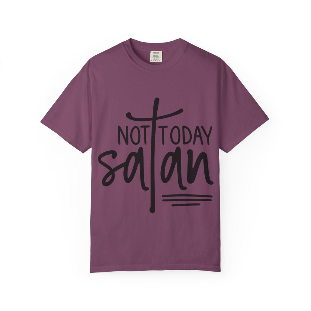 Not Today Satan T‑Shirt — Christian Faith Graphic Tee