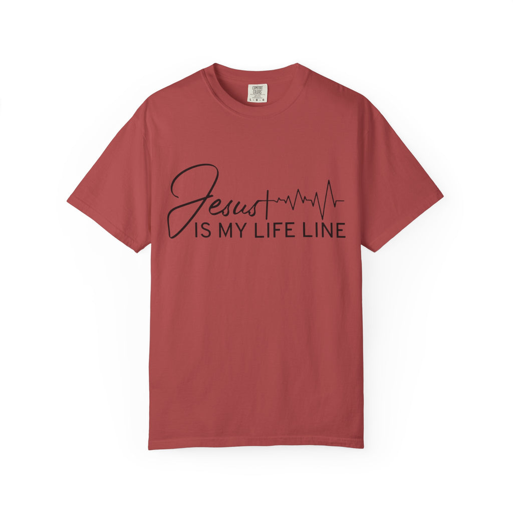 Jesus Is My Life Line T-Shirt — Christian Faith Inspirational Tee