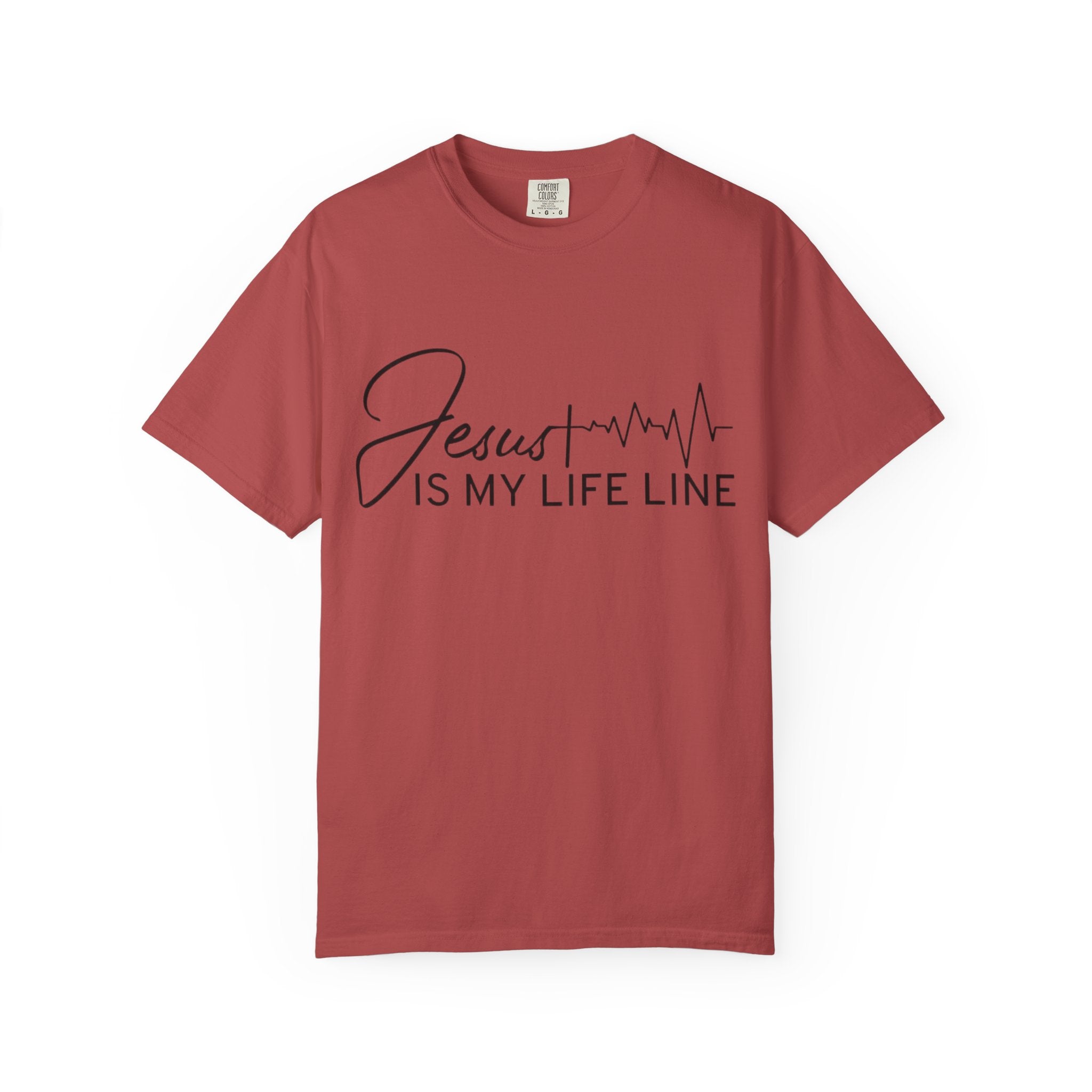 Jesus Is My Life Line T-Shirt — Christian Faith Inspirational Tee