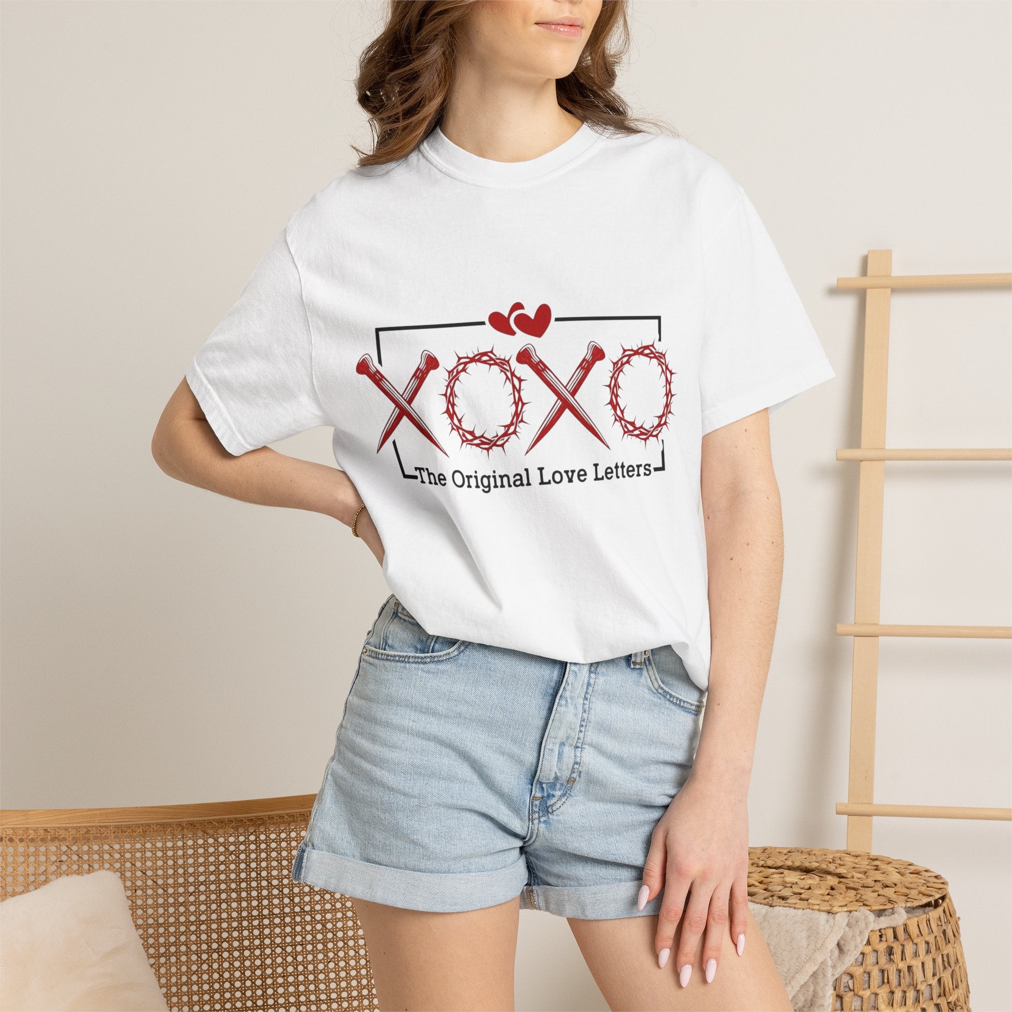 XOXO "The Original Love Letters" T-Shirt — Romantic Valentine's Day Tee