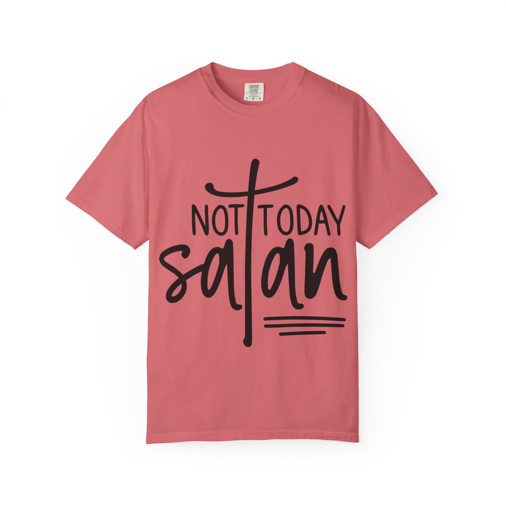 Not Today Satan T‑Shirt — Christian Faith Graphic Tee
