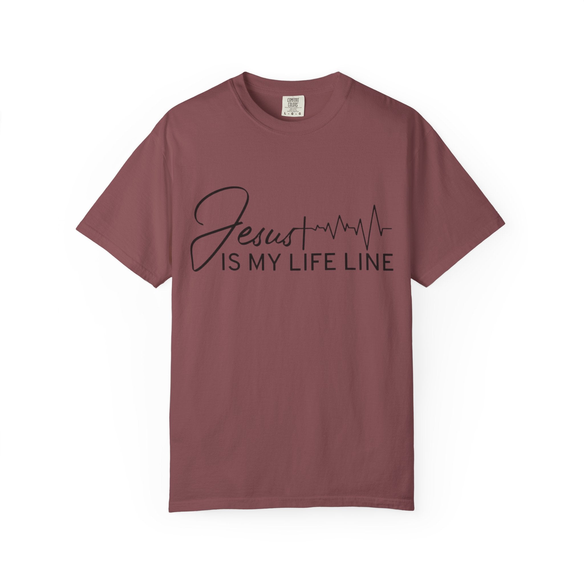 Jesus Is My Life Line T-Shirt — Christian Faith Inspirational Tee