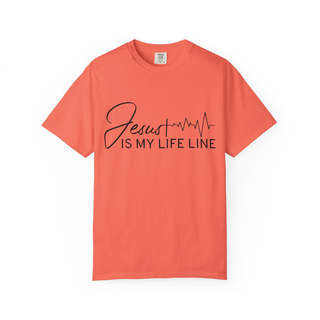 Jesus Is My Life Line T-Shirt — Christian Faith Inspirational Tee