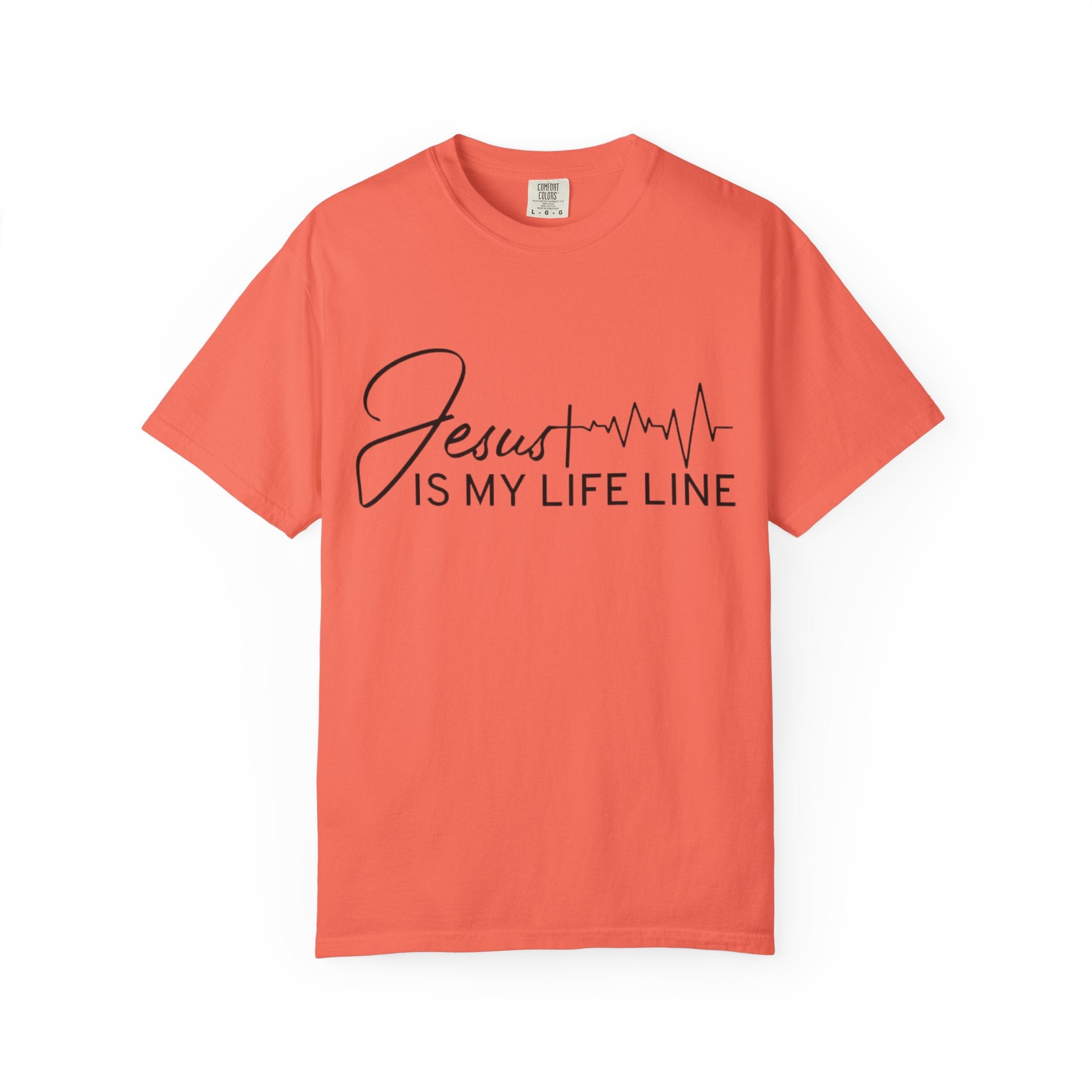 Jesus Is My Life Line T-Shirt — Christian Faith Inspirational Tee