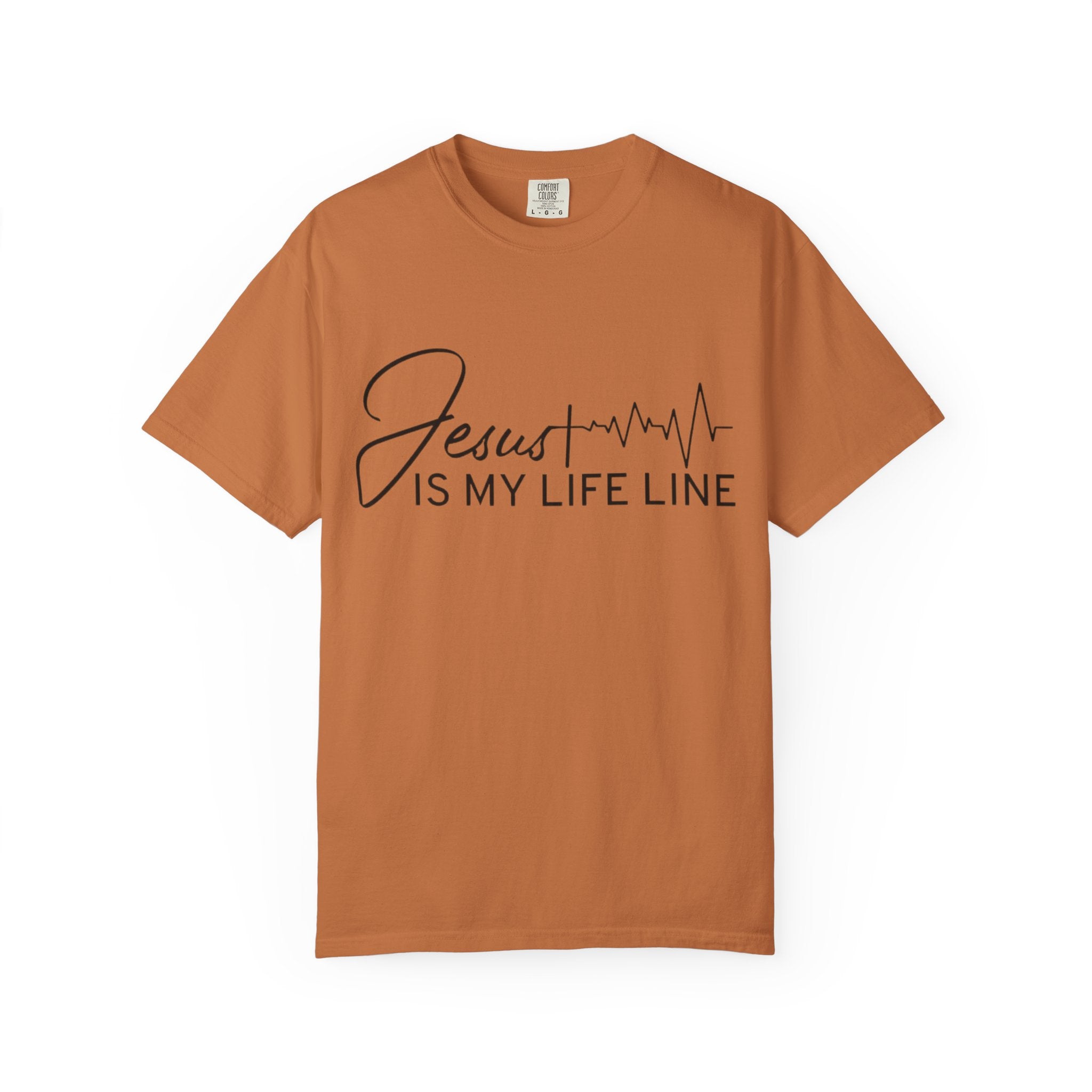 Jesus Is My Life Line T-Shirt — Christian Faith Inspirational Tee