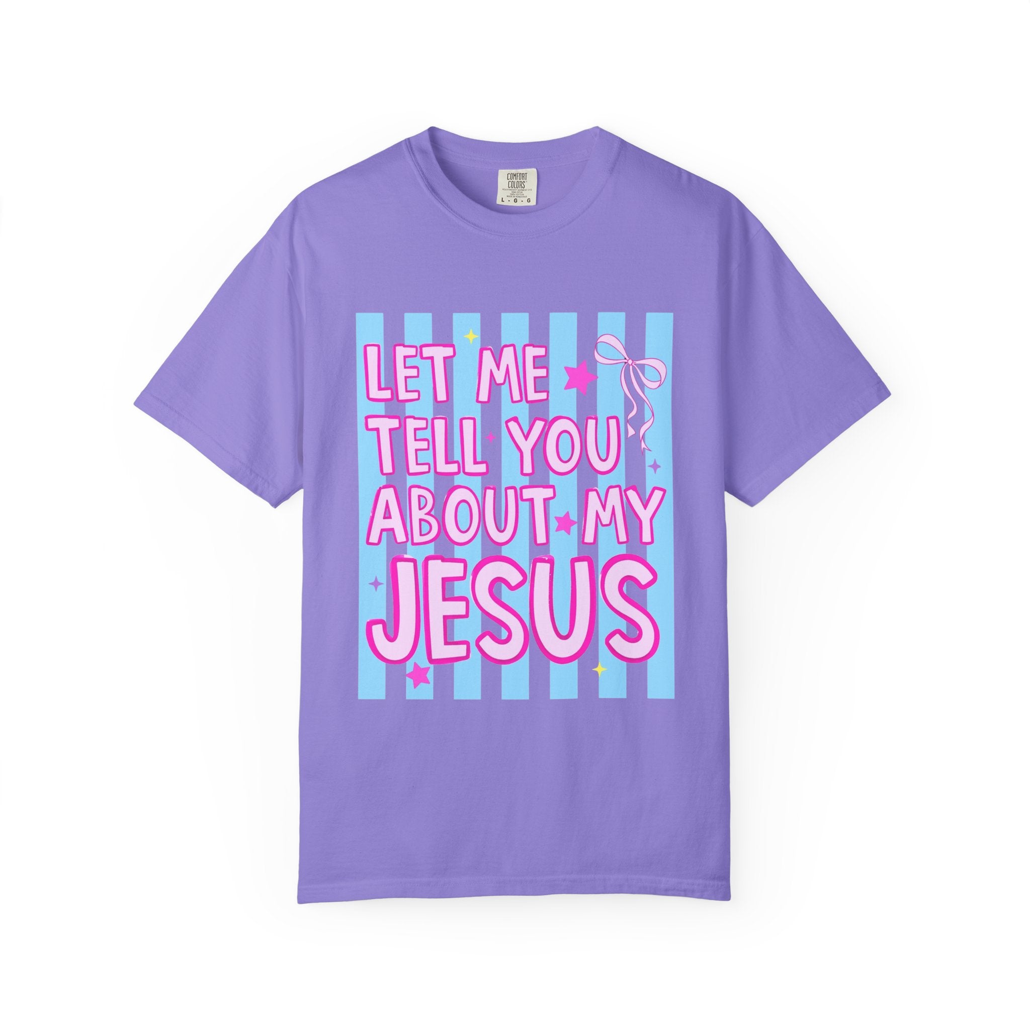 Tell Me About My Jesus T-Shirt — Faith Graphic Tee
