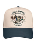 Curled Feather Outfitters Hat.
