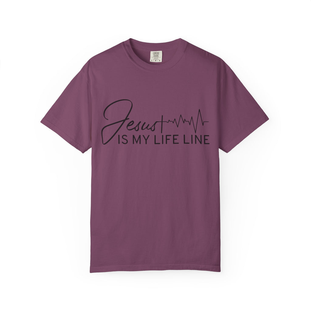 Jesus Is My Life Line T-Shirt — Christian Faith Inspirational Tee