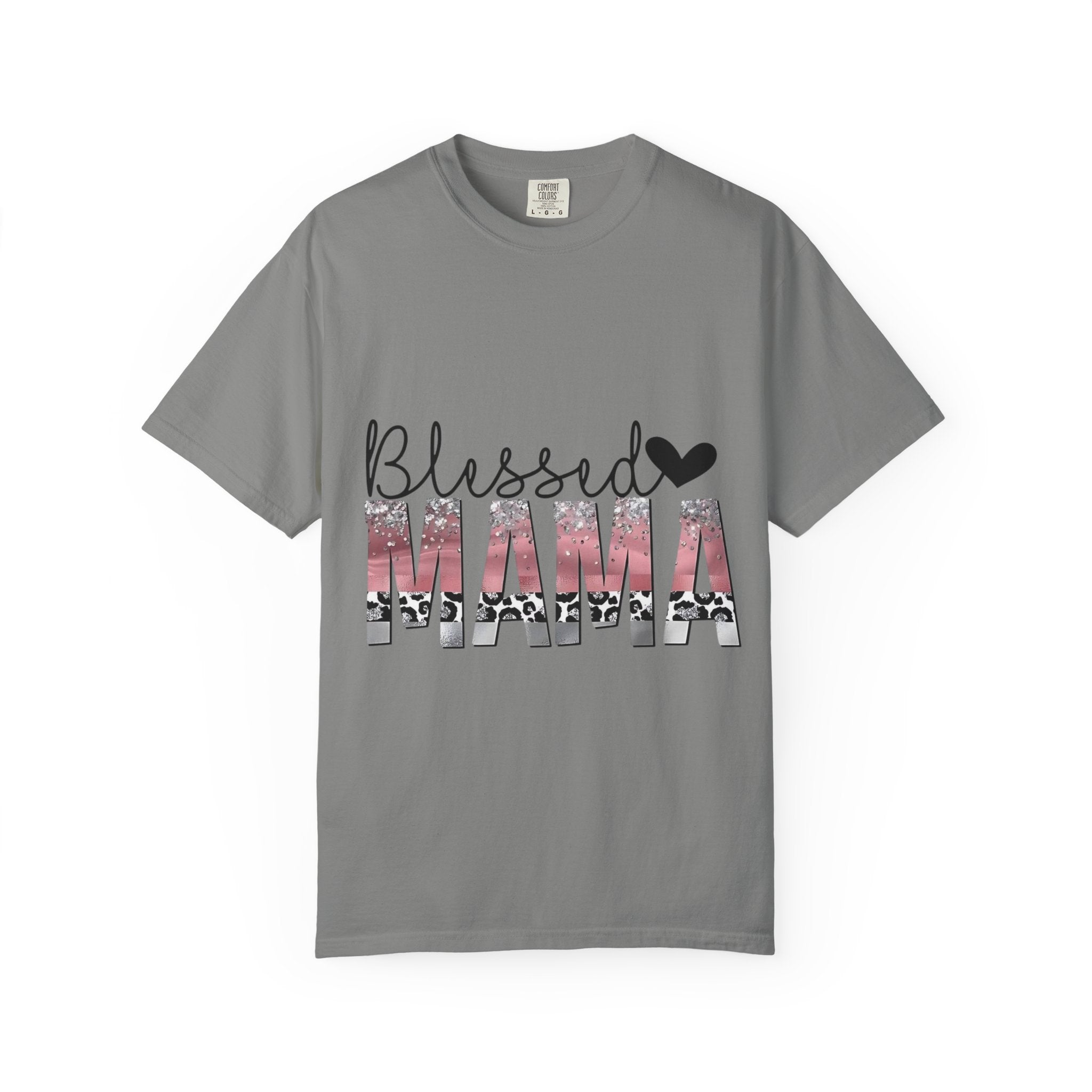 Blessed Mama T-Shirt — Floral Mama Graphic Tee for Moms