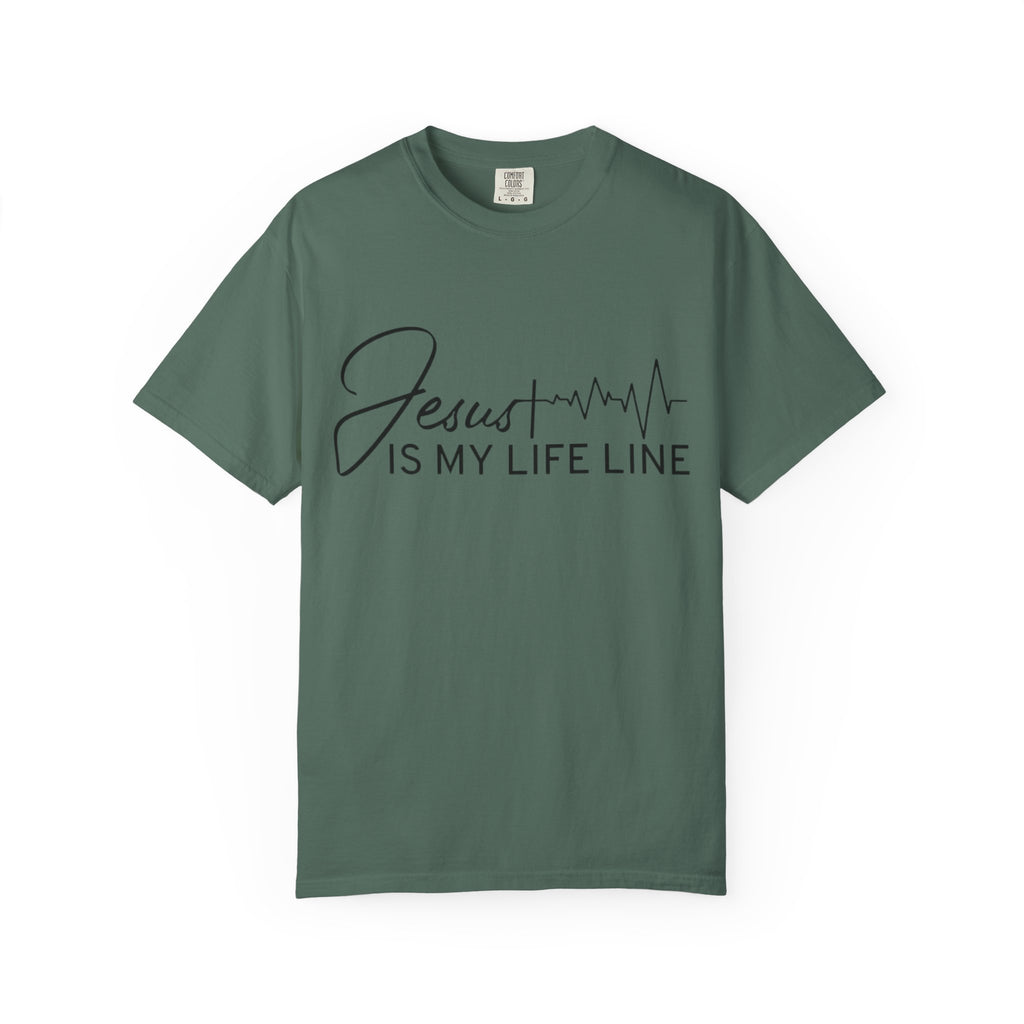 Jesus Is My Life Line T-Shirt — Christian Faith Inspirational Tee
