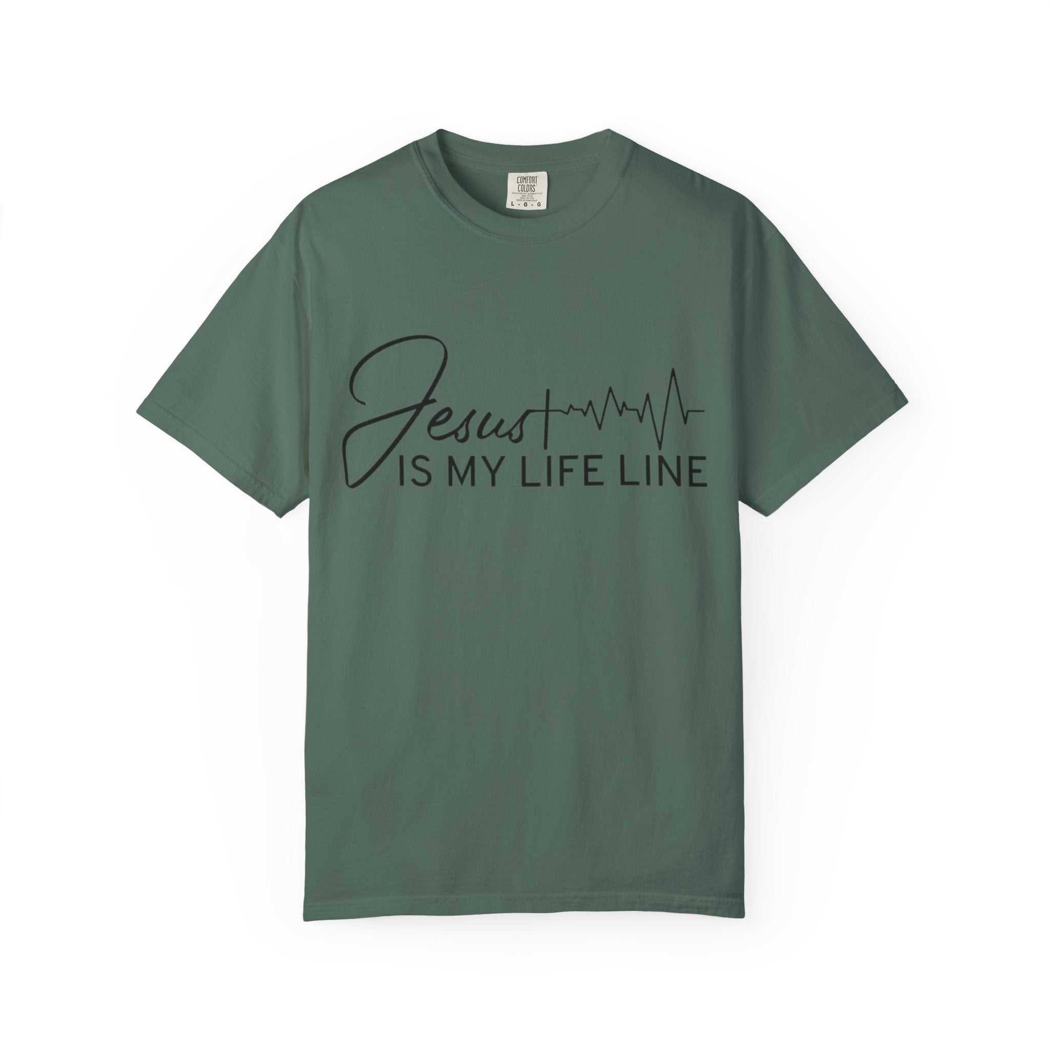 Jesus Is My Life Line T-Shirt — Christian Faith Inspirational Tee