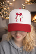 Hearts, Stars, and Bow Baseball Hat.
