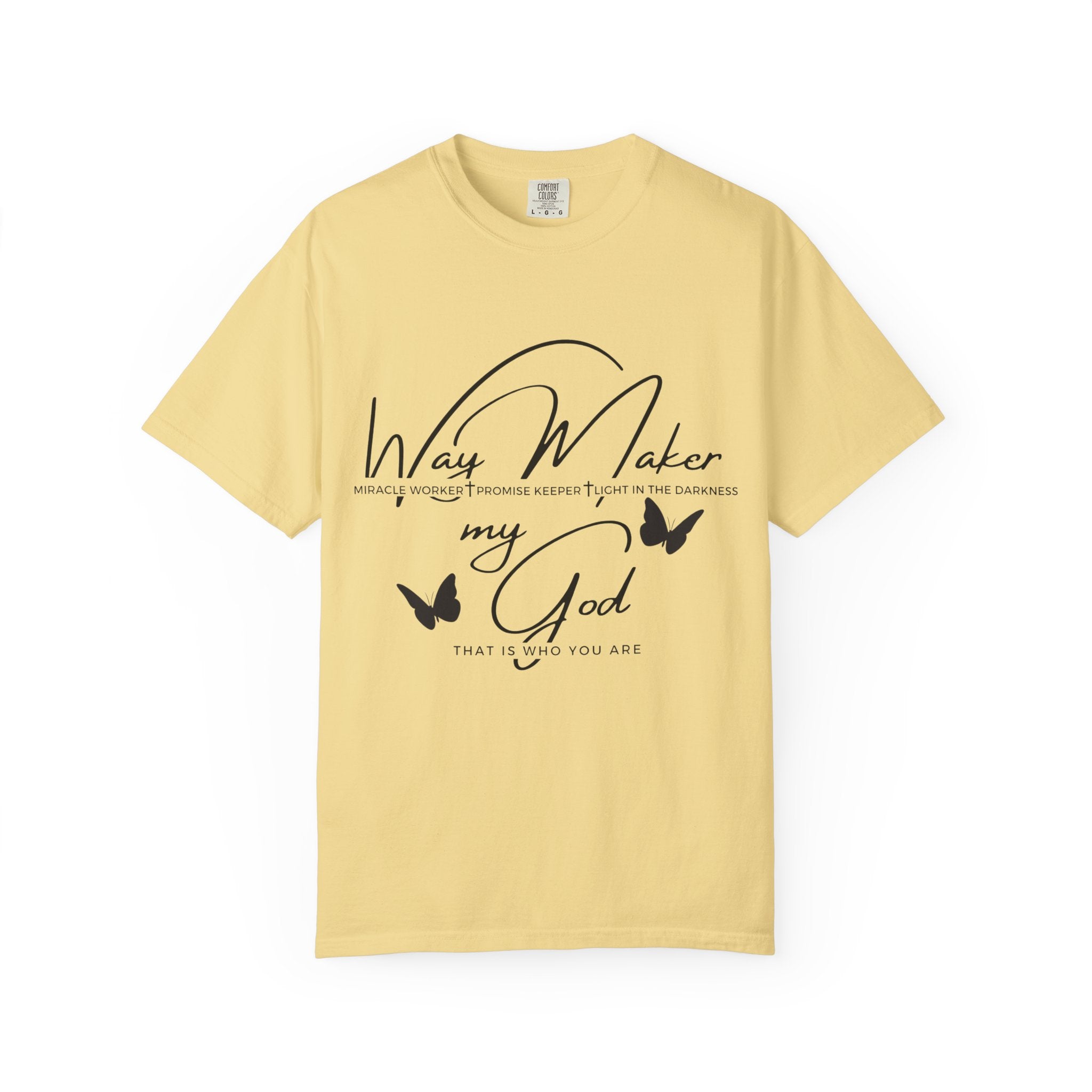 Way Maker My God T-Shirt — Inspirational Christian Faith Tee