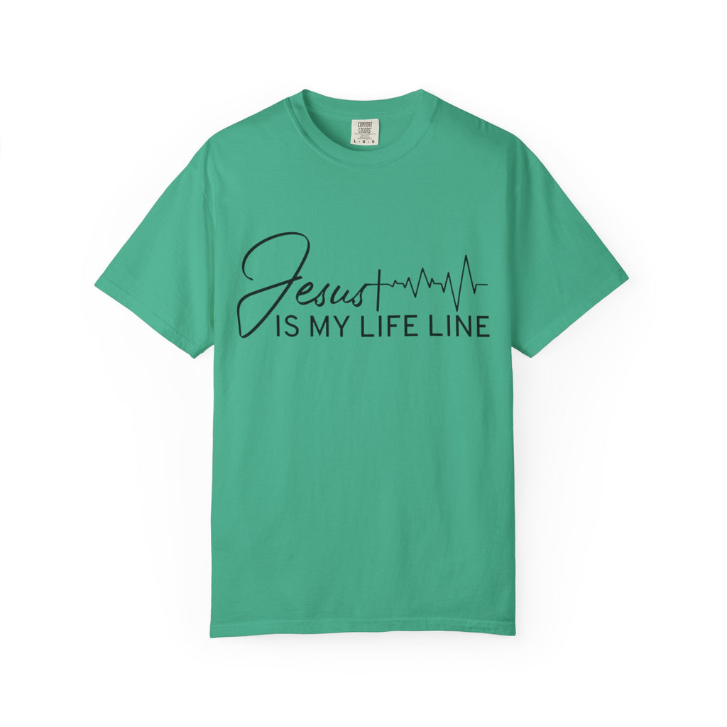 Jesus Is My Life Line T-Shirt — Christian Faith Inspirational Tee