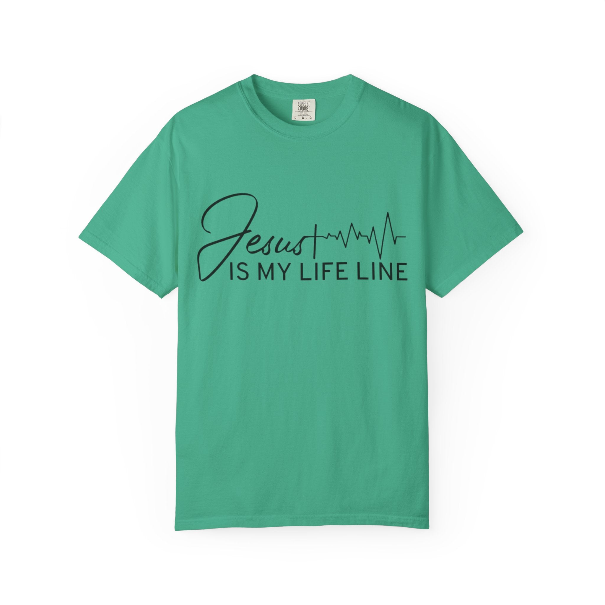 Jesus Is My Life Line T-Shirt — Christian Faith Inspirational Tee