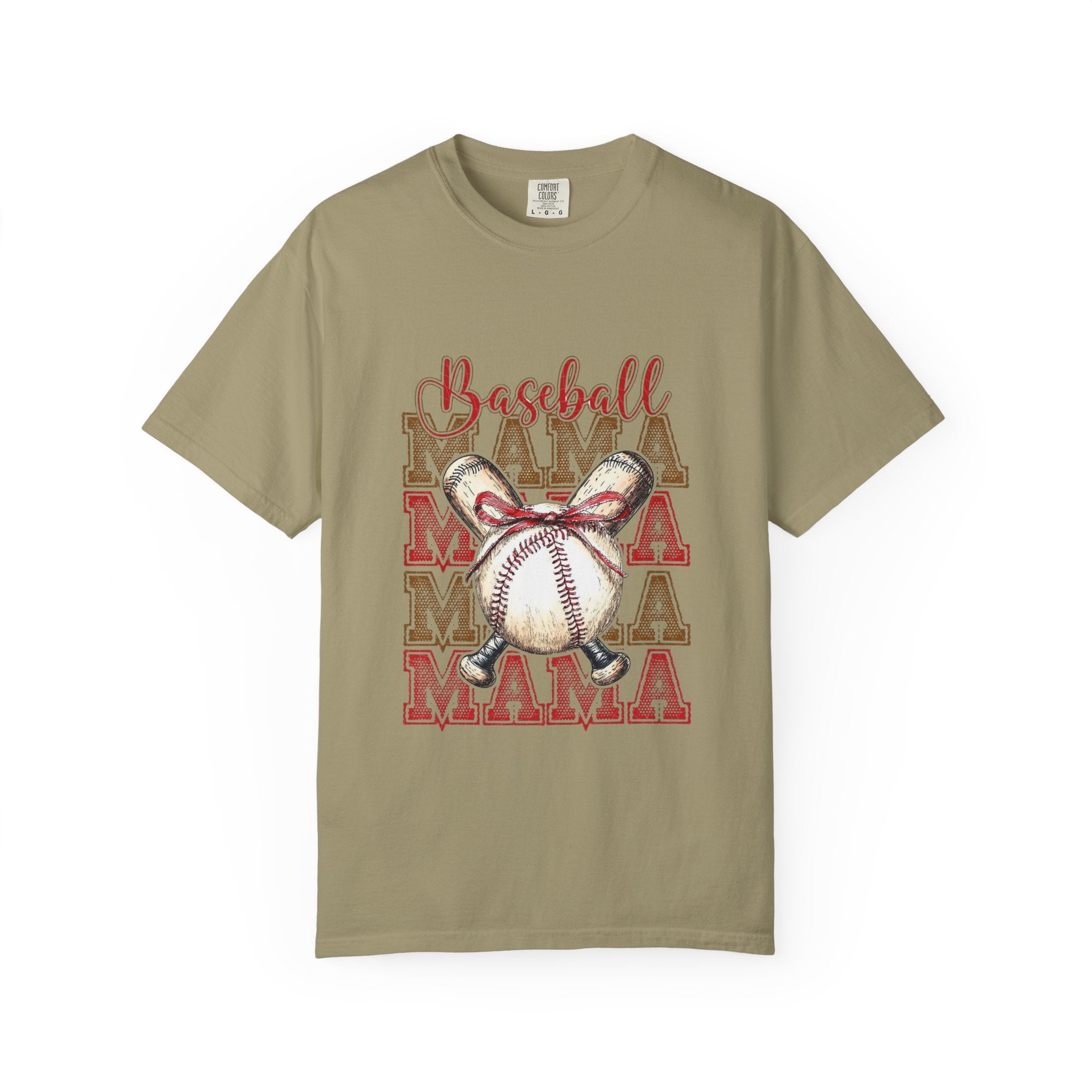Baseball Mama T-Shirt — Cute Bow Baseball Mom Tee for Game Day