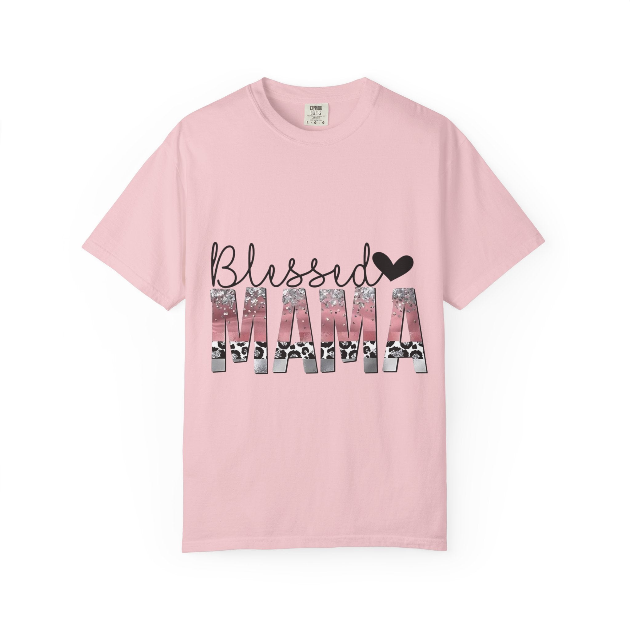 Blessed Mama T-Shirt — Floral Mama Graphic Tee for Moms