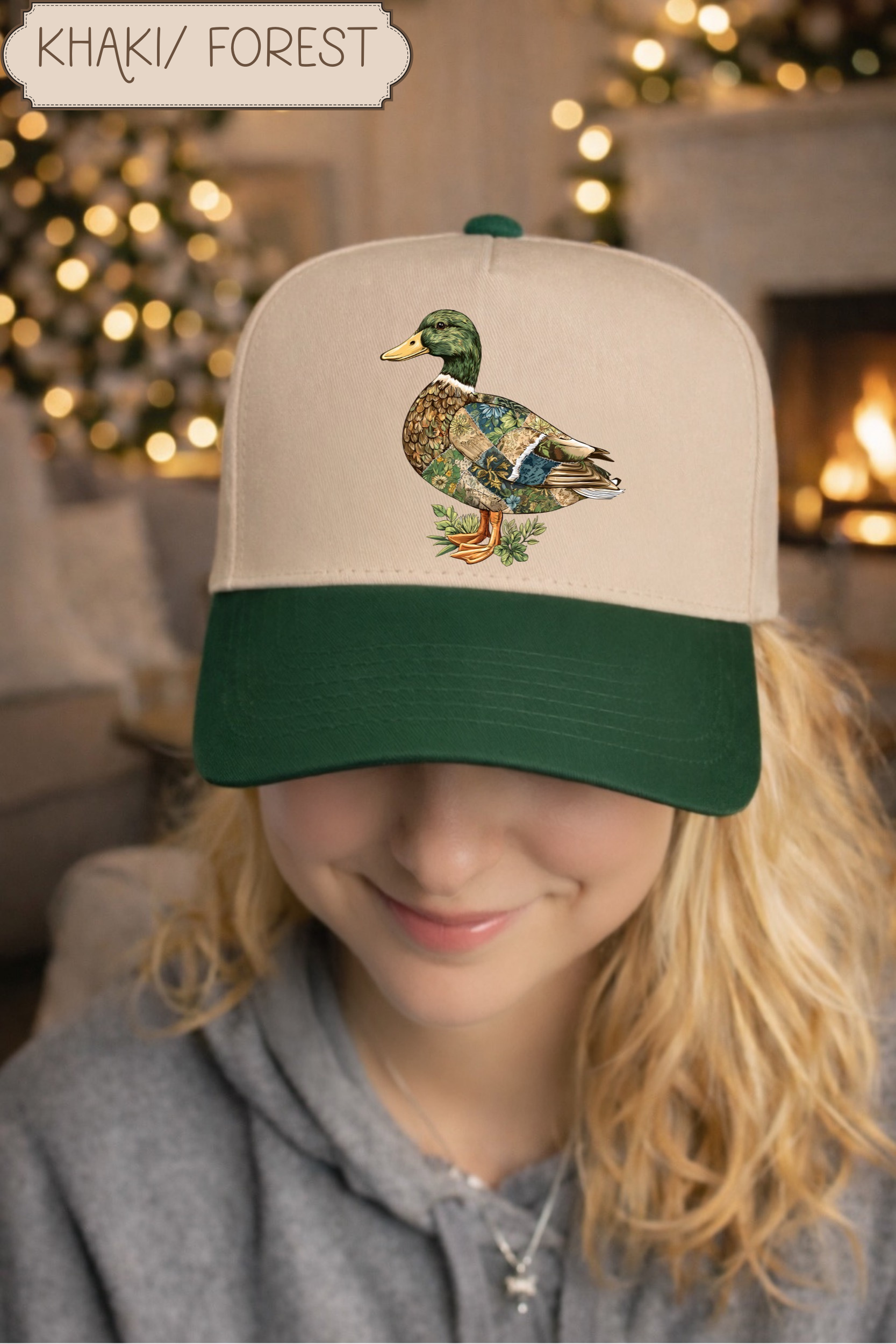Quilted Duck Hat.