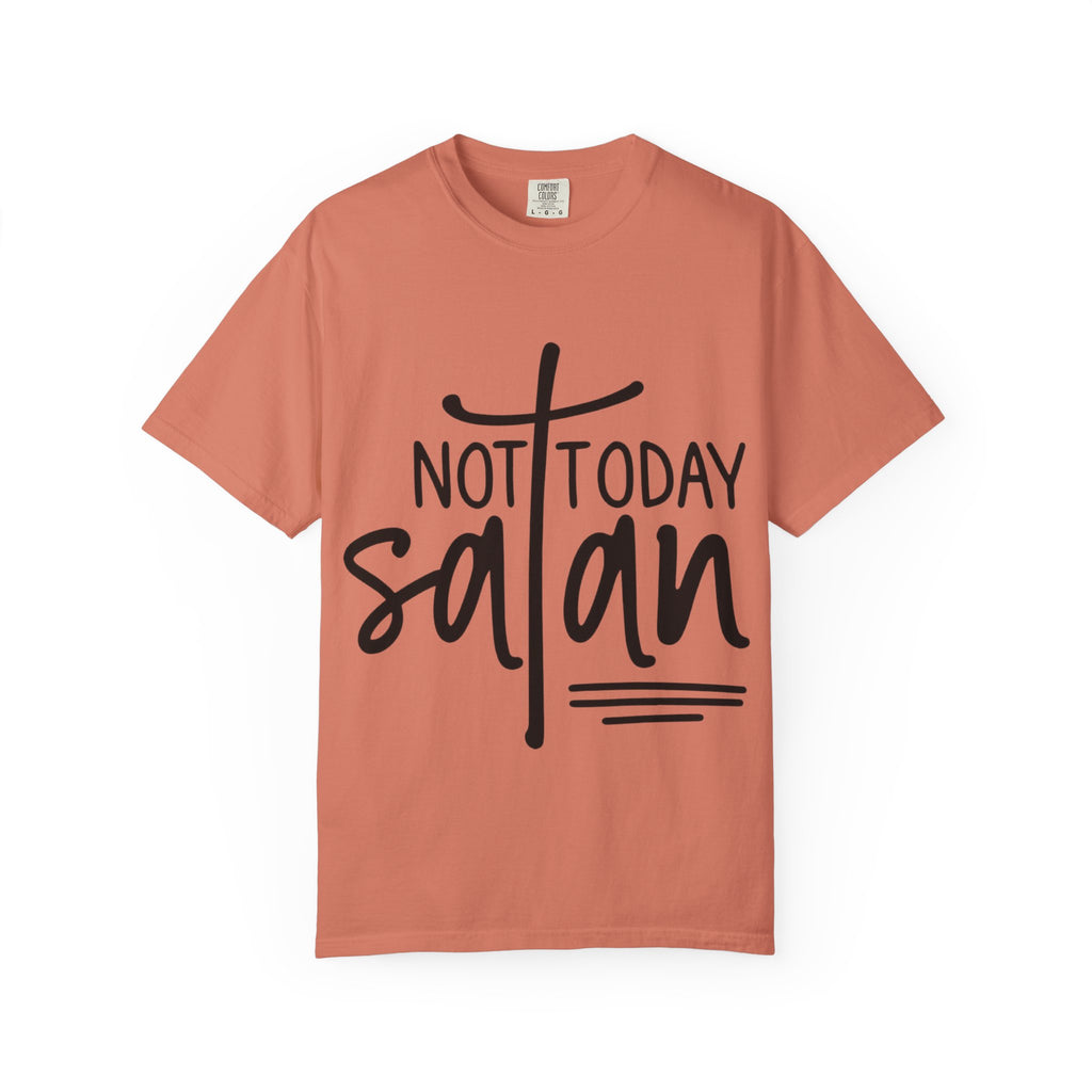 Not Today Satan T‑Shirt — Christian Faith Graphic Tee