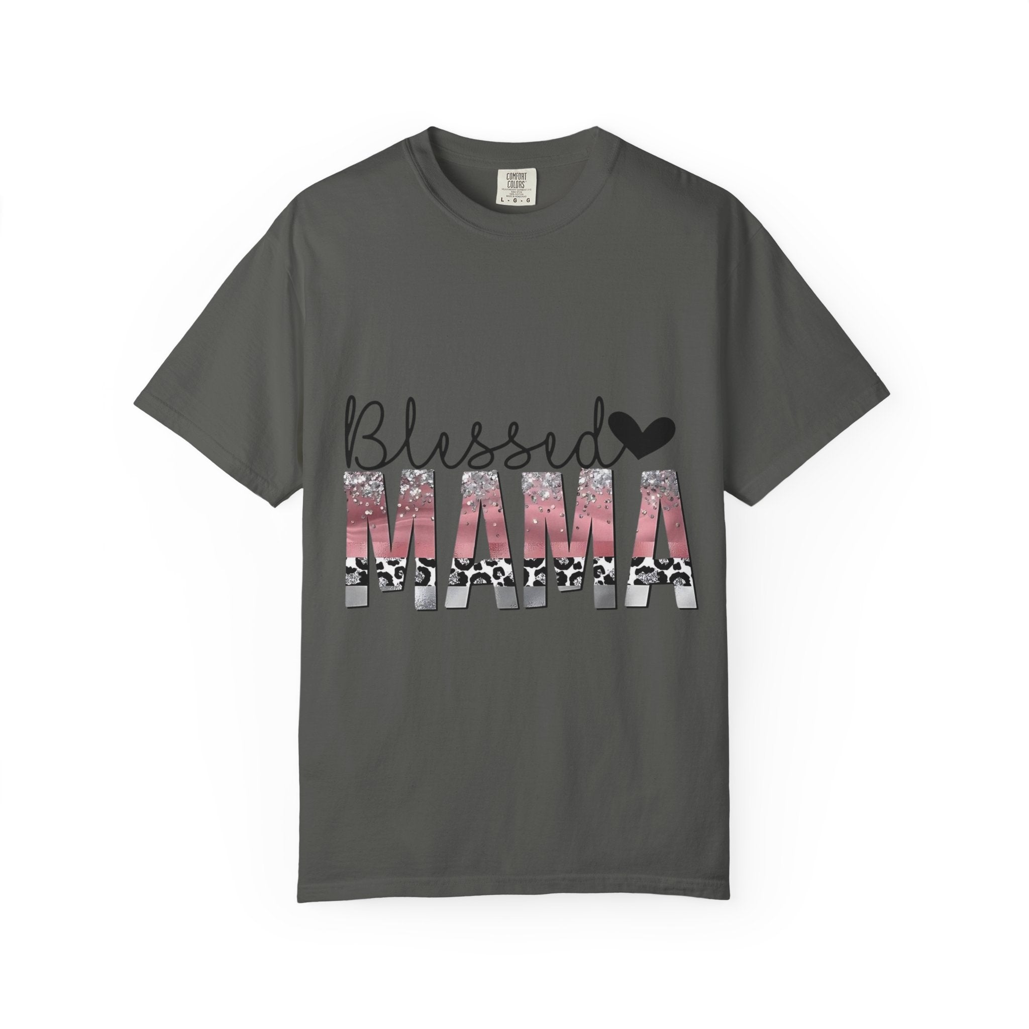Blessed Mama T-Shirt — Floral Mama Graphic Tee for Moms