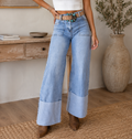 Cuffed Loose Jeans