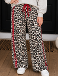Red-Side Stripe Leopard Pants RTS