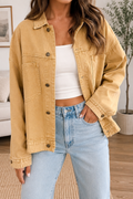 Metal Button Denim Jacket RTS