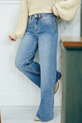Raw Hem Tummy Control Jeans RTS